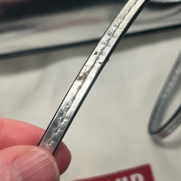 Staud Mini Mar Bag Silver leather w/dustbag - Picture 13 of 16